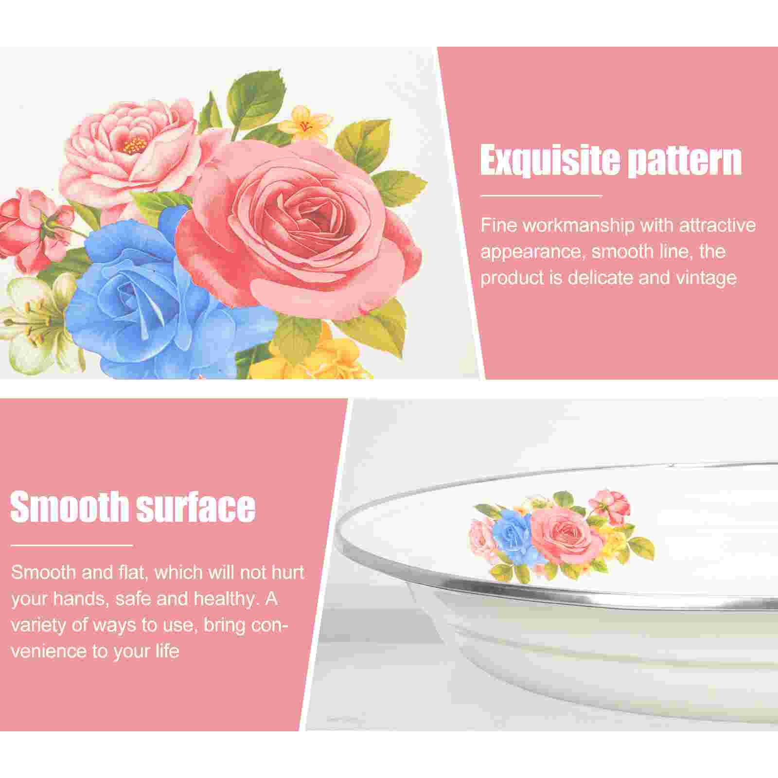 Chinese Style Fruit Storage Tray Decorative Candy Plate Dessert Serving Tray