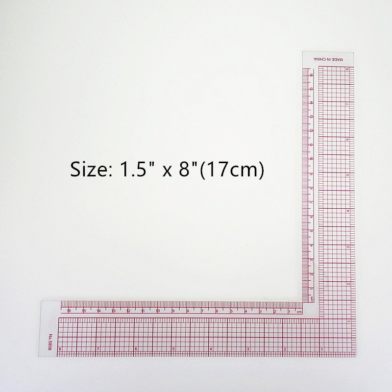 Sewing Patchwork Quilting Ruler Plastic Garment Cutting Craft Scale Rule Drawing Supplies Sewing Accessories