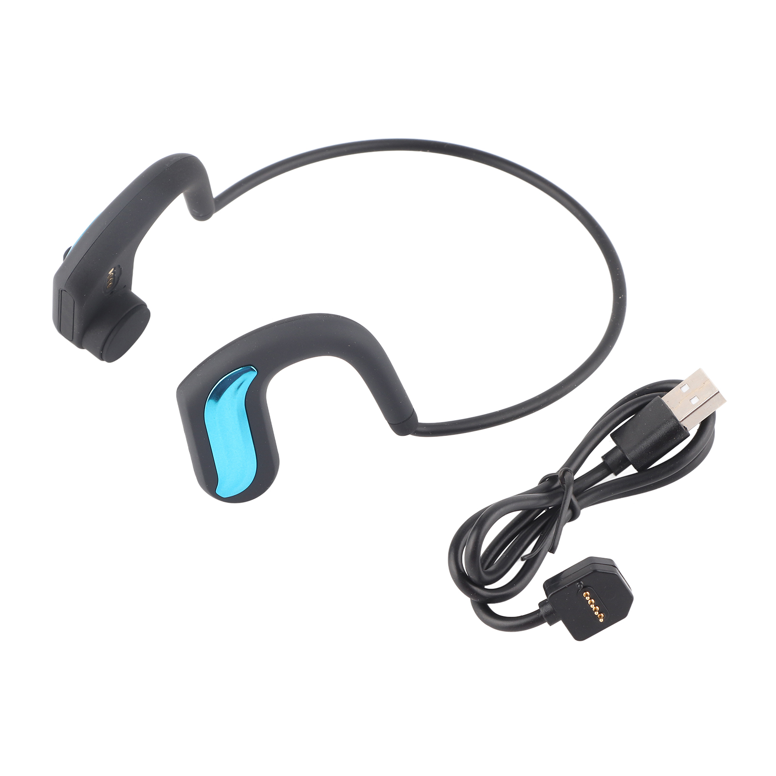 Bluetooth-hörlurar benledningshörlurar  ip68 vattentäta trådlösa bluetooth-headset för simning hörlurar simheadset: Default Title