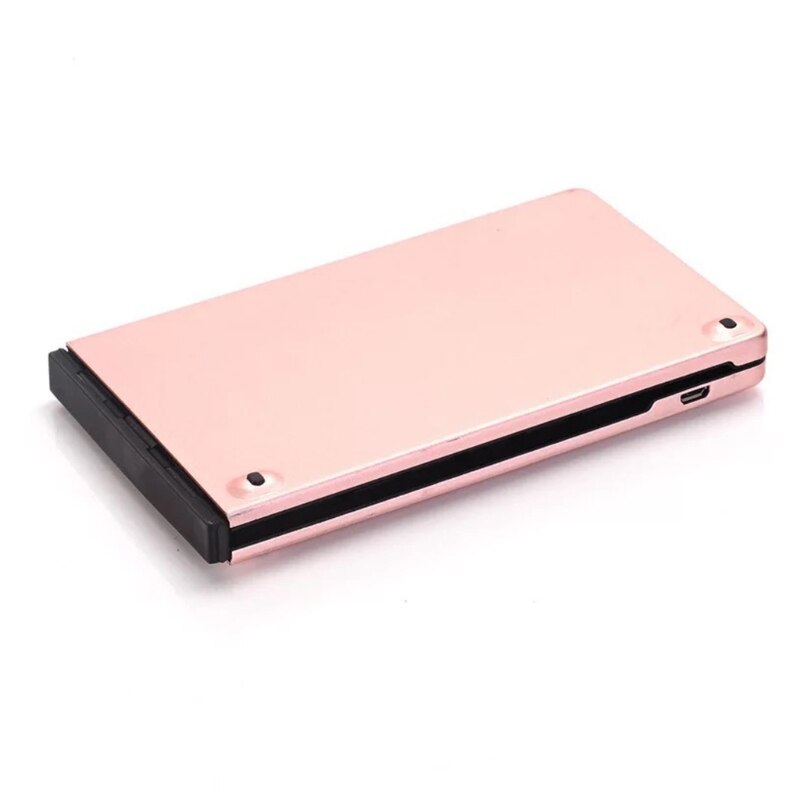 Dubbele Vouw Aluminium Bluetooth-Compatibel Toetsenbord Mini 66 Toetsen Draadloos Toetsenbord Voor Iphone Android Tablet Pc