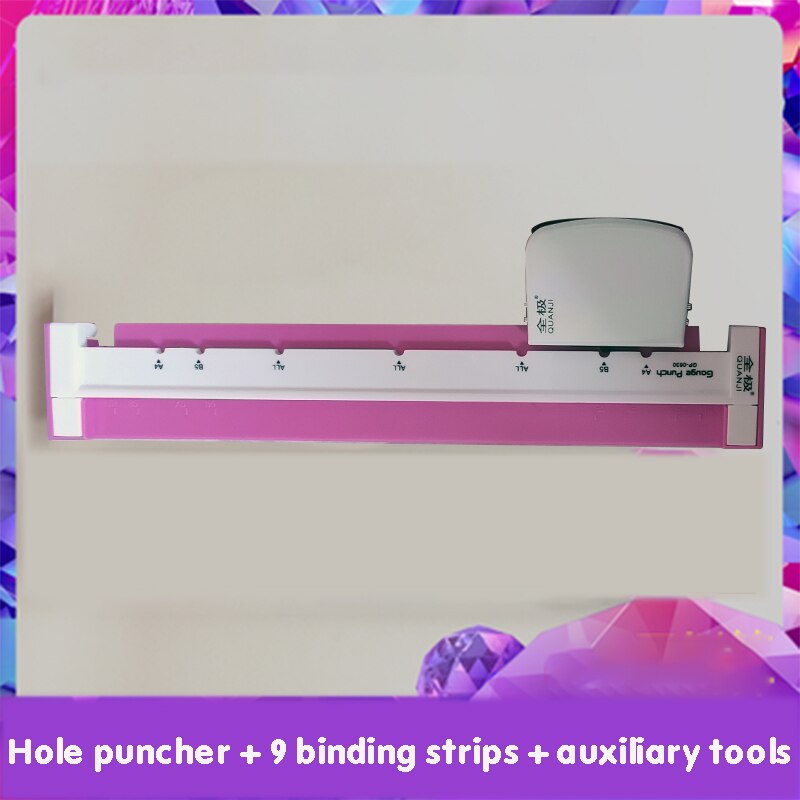Multifunctionele A4 Papier 30-Gat Multi-Perforator B5 26-Gat A5 20-Hole Binding Clip daolin Losbladige Punch Diy Handleiding Punch