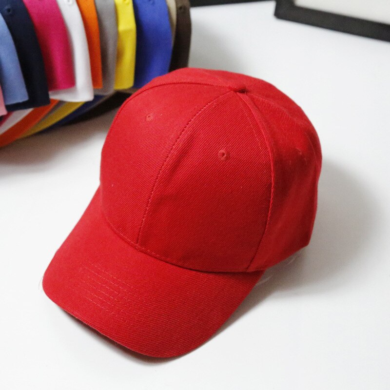 Casquette de Baseball pour femmes | Casquette décontracté, solide, ombrage solaire, Hip-Hop, Style coréen, tout-assorti, chapeau doux Kawaii, Chic, pour femmes: red