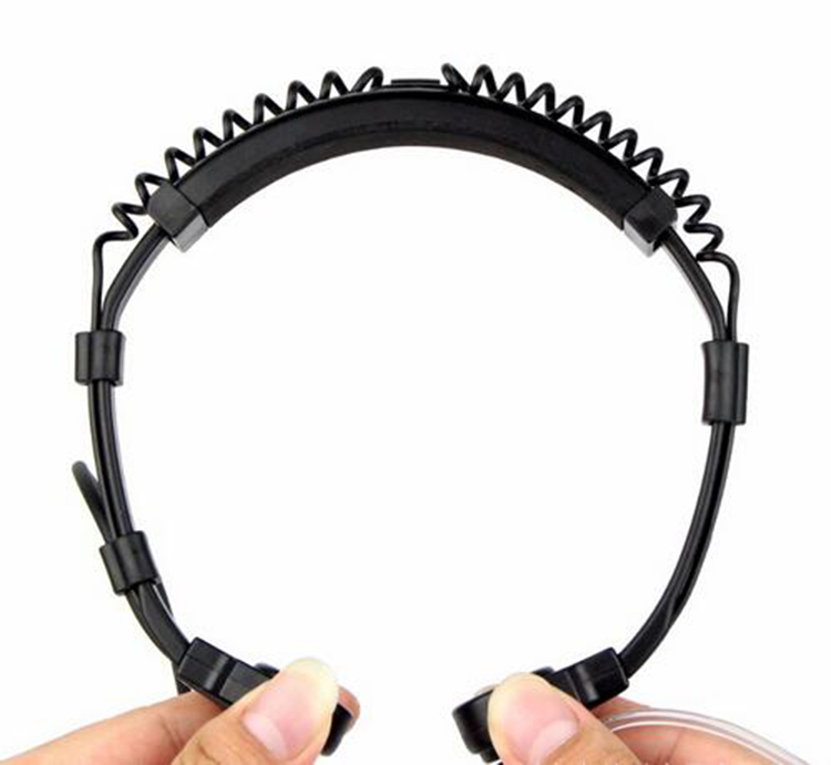 Tube acoustique extensible PTT gorge Microphone écouteur pour UV-5R Bf-888s CB Radio talkie-walkie accessoires Baofeng casque