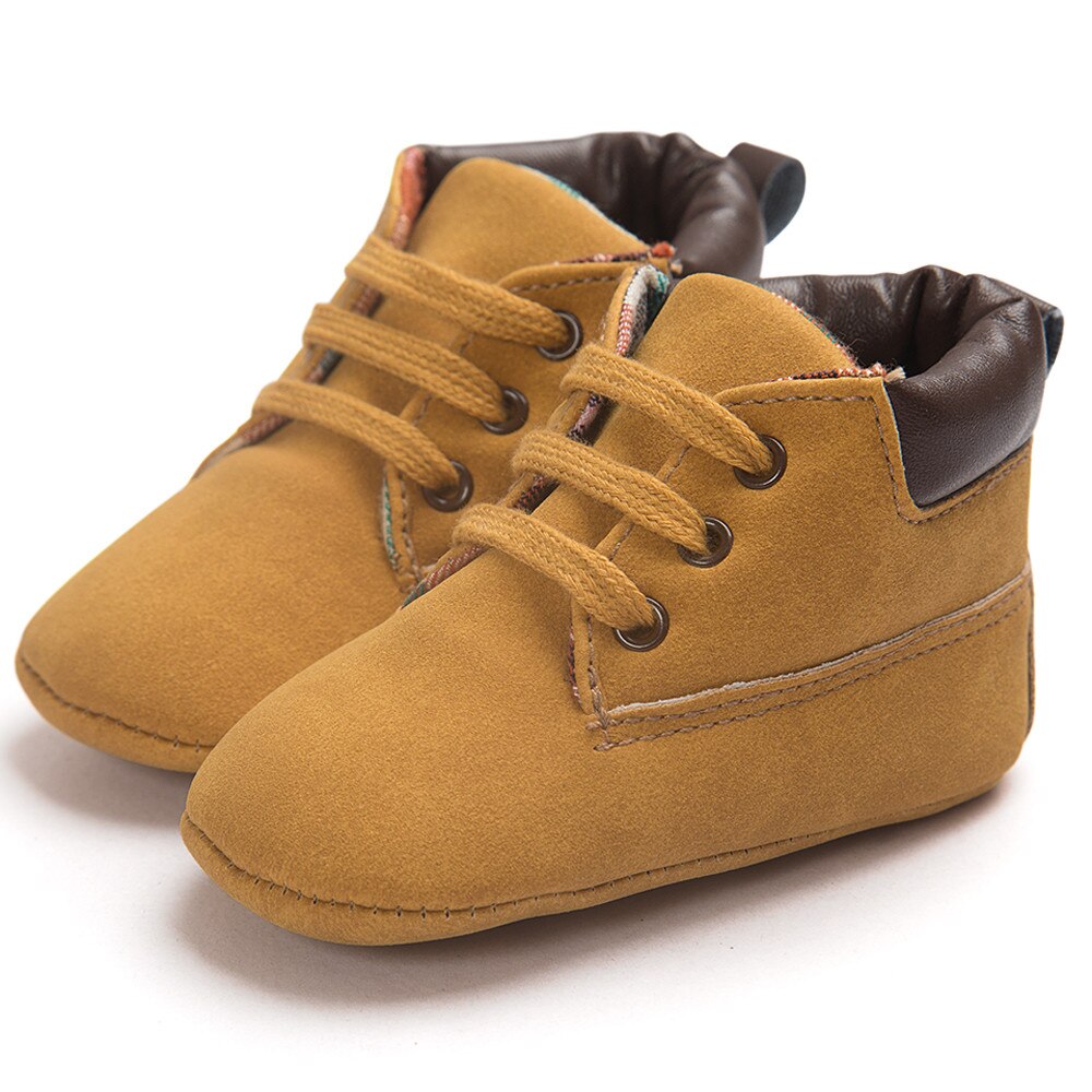 Muqgew Baby Peuter Schoenen Zachte Zool Lederen Schoenen Baby Jongens Meisjes Slippers 0-6 6-12 12-18M Peuter Schoenen Eerste Wandelaars