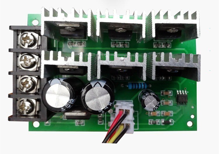 12V 24V 36V 48V DC motor speed controller stepless speed regulation PWM motor variable forward and reverse