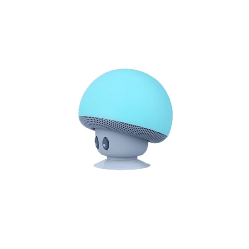 Mini seta de altavoz inalámbrico portátil con Bluetooth, reproductor de música MP3 estéreo resistente al agua con micrófono para teléfono Android: Azul cielo