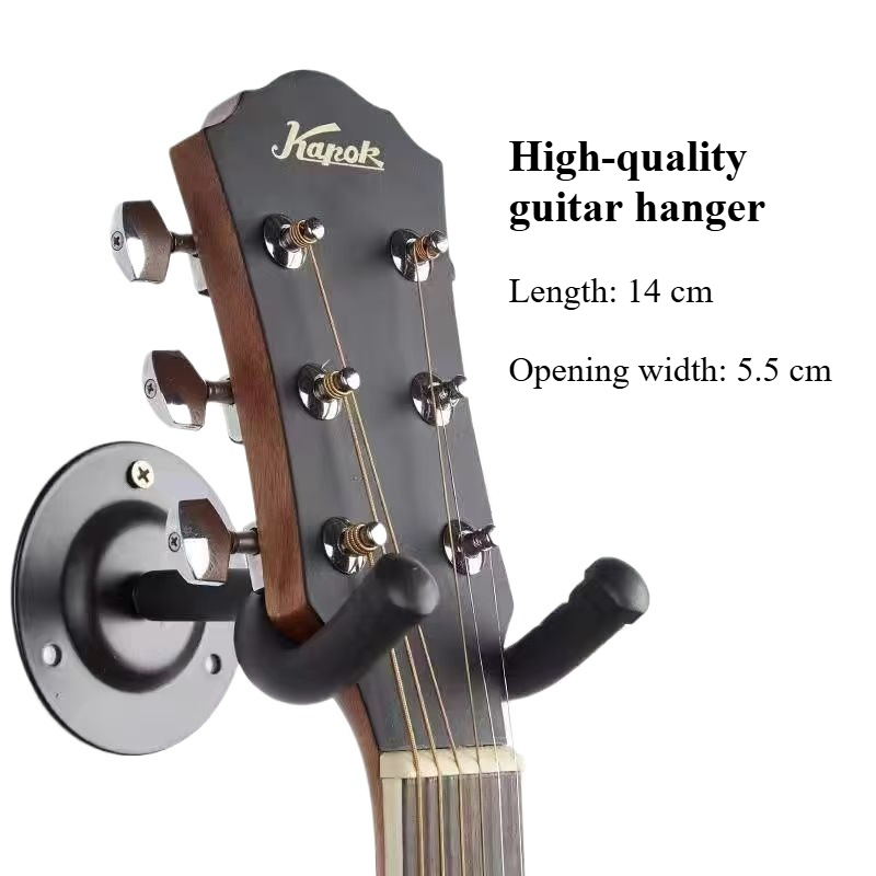 Wieszak ścienny na ukulele, uchwyt ścienny na gitarę, skrzypce, bas, hak, stojak, wspornik, wieszak ścienny: Czerwony