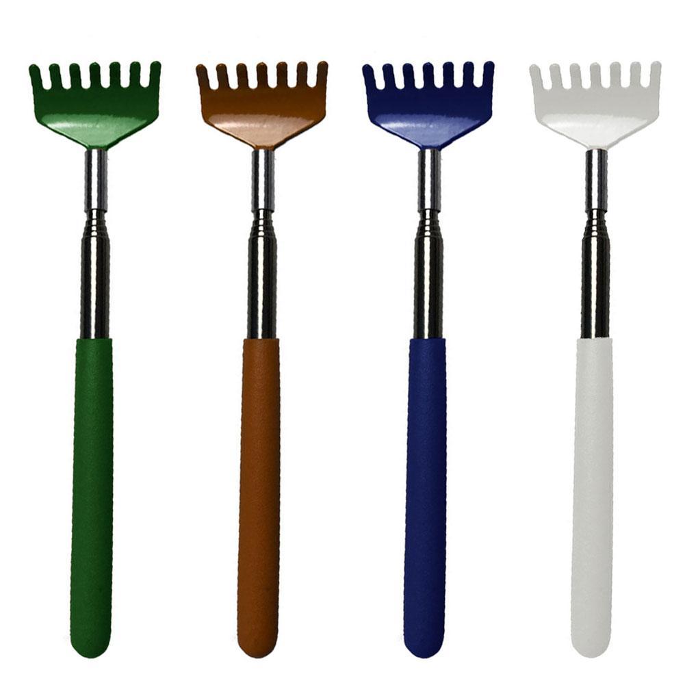 Telescopic Back Scratcher DON'T Ask For Help Scratching Stick Bear Claw Scratching Rake Steel Tickling Massage Tool