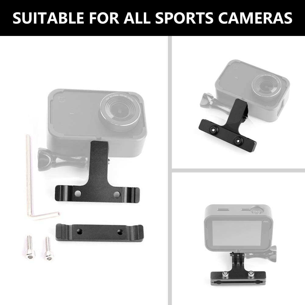 HONGDAK – Rail de selle de vélo, support de siège pour GoPro Hero 11/10/9/8/7/6/5s/5 Campark AKASO DJI OSMO, accessoires de caméra de sport
