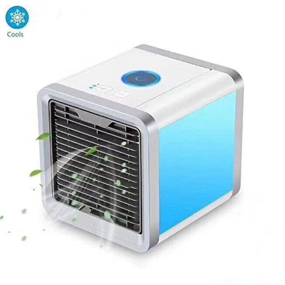 Portable Air Cooler Fan Mini Mobile Air Conditioner For Home Cooling Fan Portable Air Conditioning Space USB Desk Fans