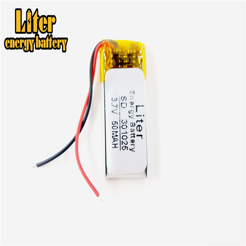301025 3.7v 50 mah 301225 litiumpolymer li-po li ion laddningsbara battericeller för  mp3 mp4