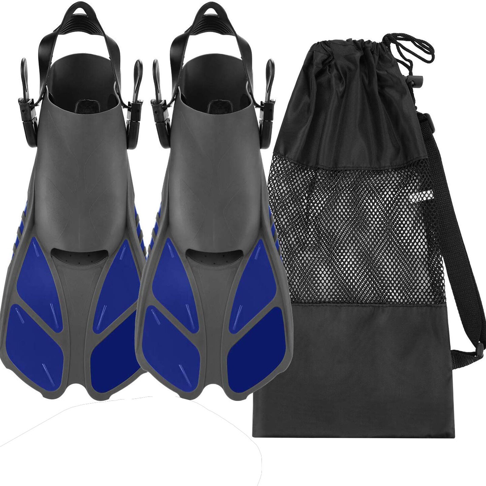 2PCS Adjustable Swimming Fins Strap Rubber Fin Flippers Strap Swimming Diving Fin Scuba Diving Fins Straps