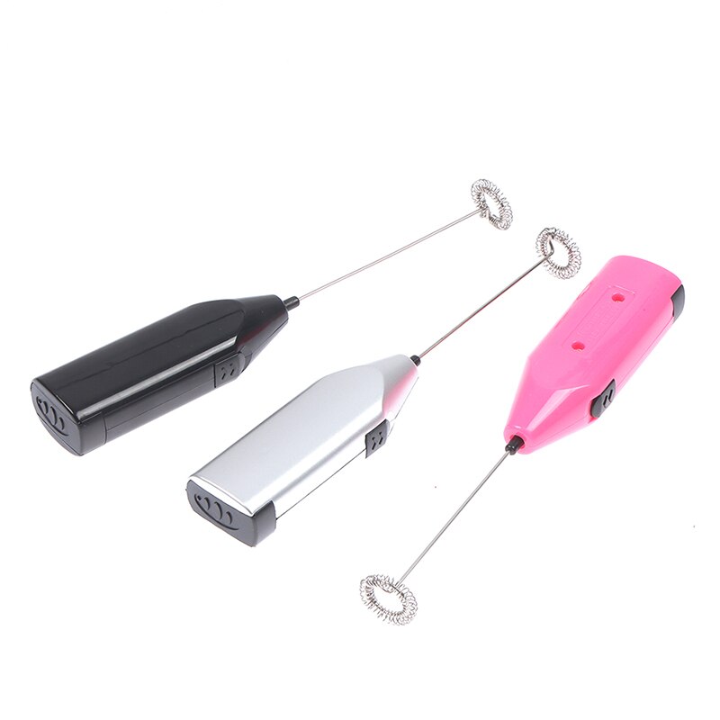 Montalatte elettrico frullino per le uova cucina bevanda schiuma sbattitore miscelatore agitatore caffè cappuccino crema frusta miscela schiumosa baffi