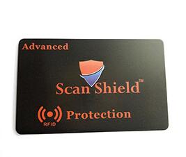 Anti Theft Credit Card Shield Rfid Protector Shield Card Prevent Unauthorized Scanning NFC Signals Shield For Passport Purse