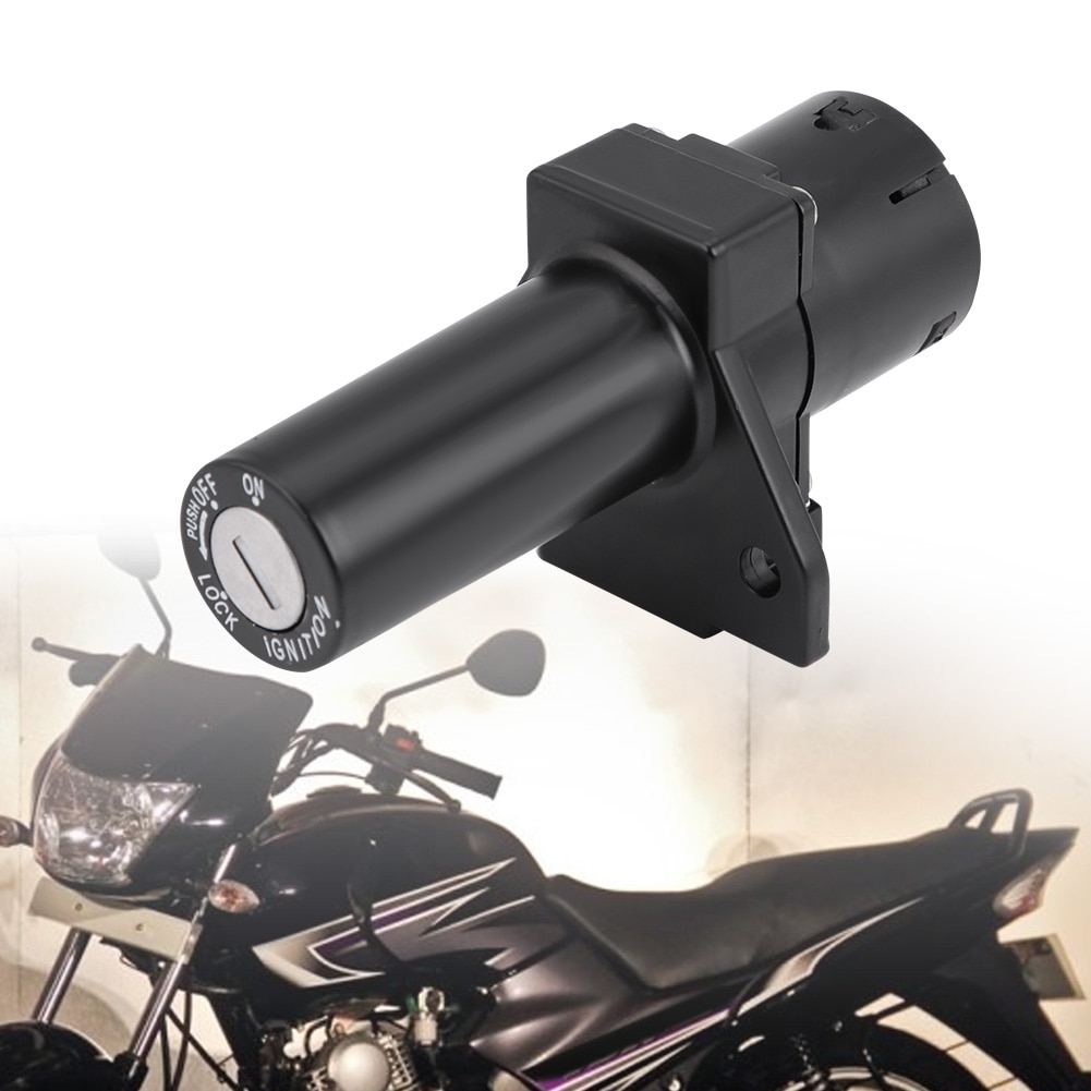 Motorcycle Scooter Ignition Switch Lock Fuel Gas Cap Lock Key Set Black Blue Seat Lock with Key fit for Yamaha YBR125 2002