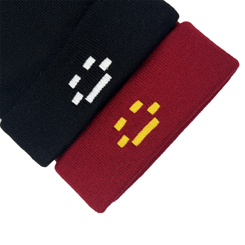 Otoño Invierno mujeres hombres bordado sombrero de punto Quackity gorros cálidos sombreros que te hace parecer fresco