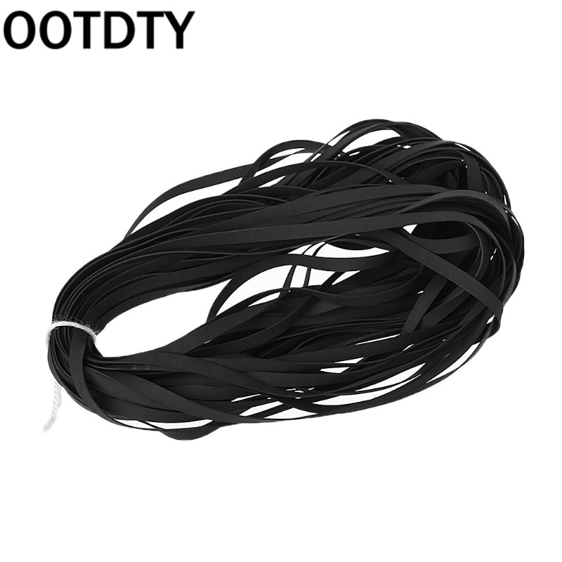 Levynsoittimen Hihna - Musta Kumi - 40cm - Yksi Osa Vinyyli- ja VCR-laitteille