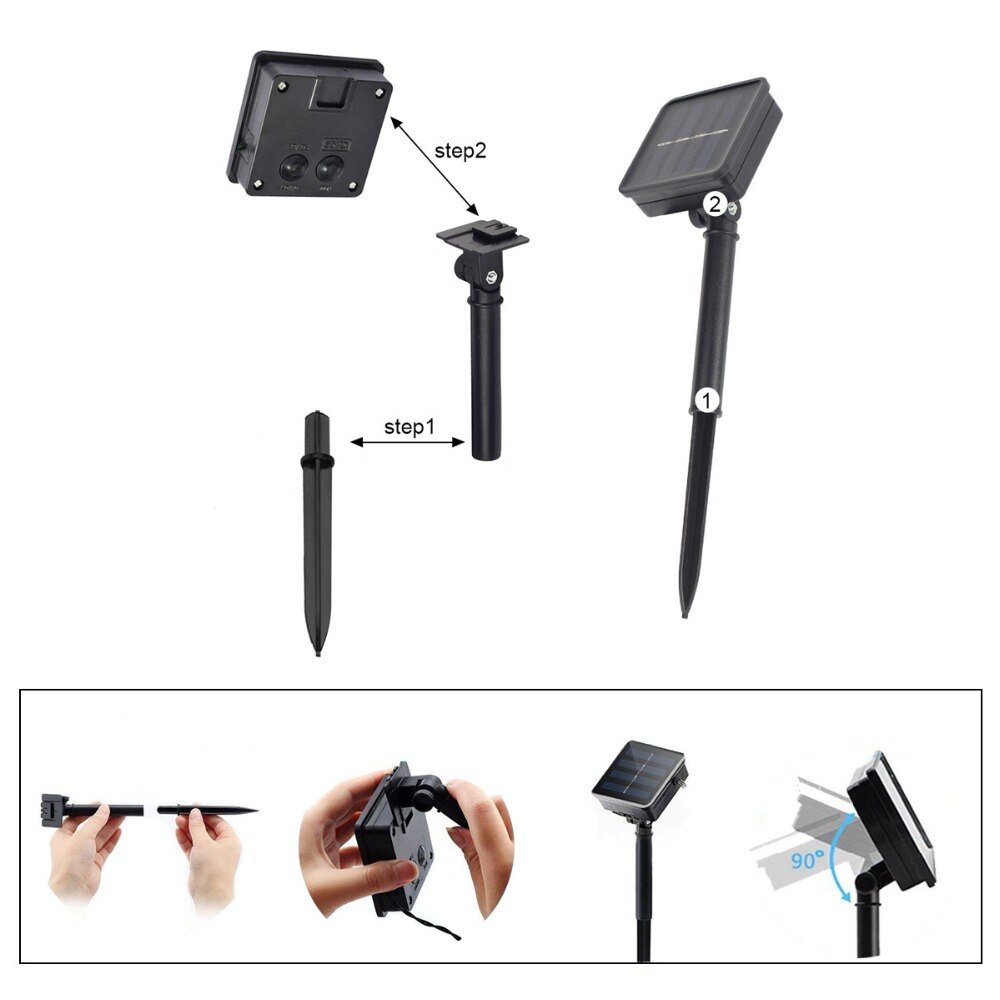 50/100/200 LED String Lights Outdoor Christmas Solar String Fairy Lights For Party Street Garlands Solar Chrismas Light