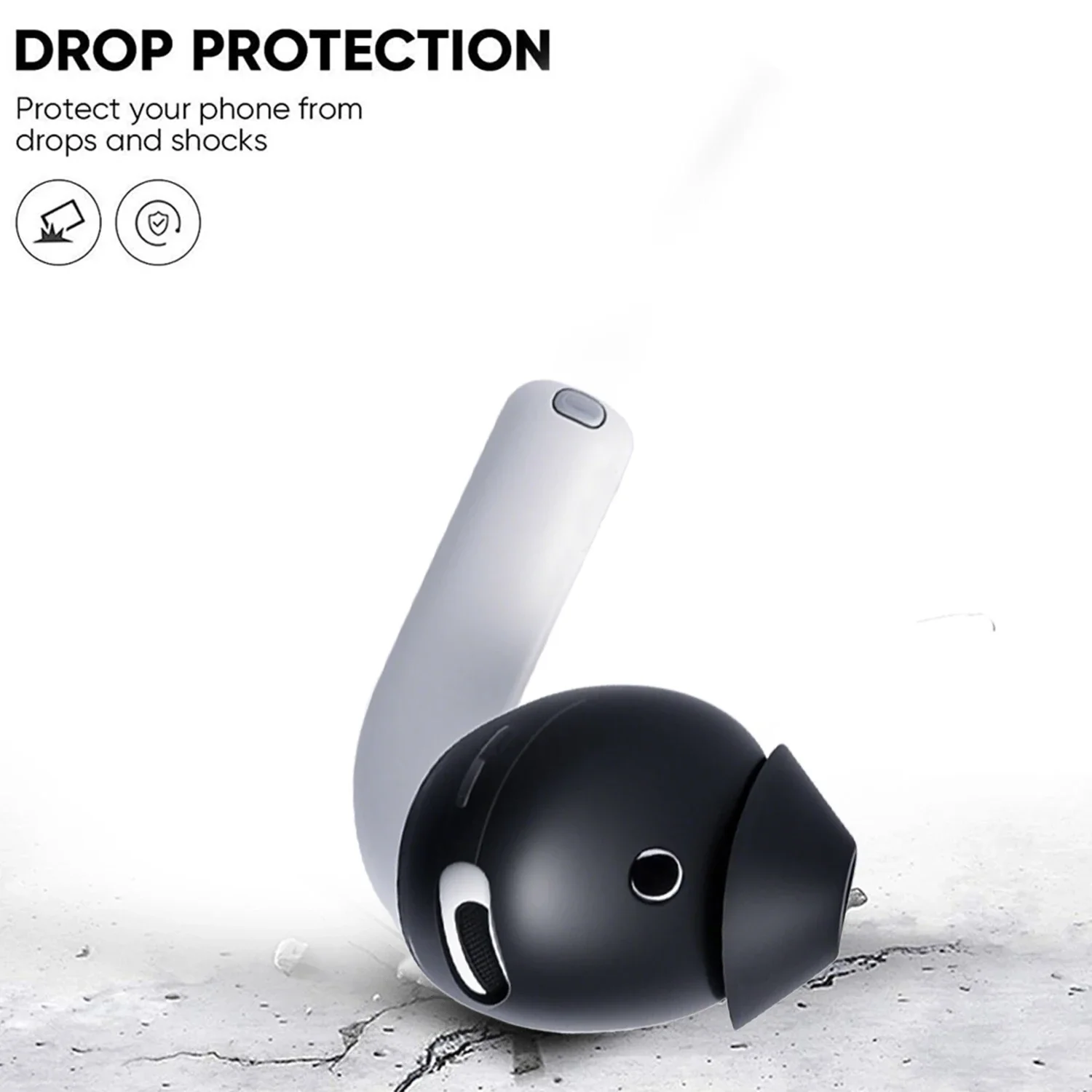 Almohadillas antipérdida para auriculares, funda de silicona para Apple AirPods 4th, almohadillas antideslizantes para AirPods4, funda protectora para tapones para los oídos