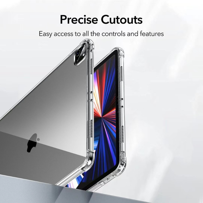 Funda transparente de TPU para iPad Pro 12,9, funda de silicona transparente ultrafina para ipad pro 12 9 2022, accesorios