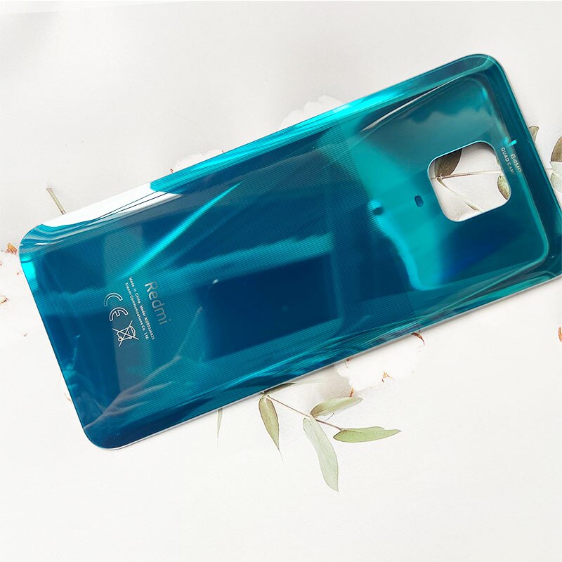 Cover posteriore in vetro per Xiaomi Redmi Note 9 Pro copribatteria custodia posteriore porta pannello in vetro custodia per Redmi Note 9S copribatteria: 64MP no lens green