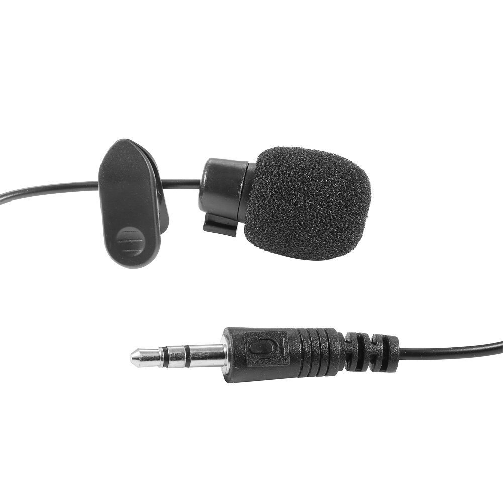3.5mm Hands Free Computer Clip on Mini Lapel Microphone