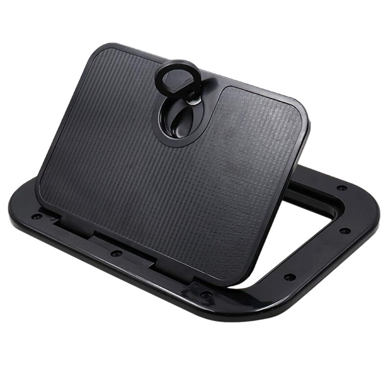 Couvercle de plaque d&#39;accès de plateforme Marine, trappe d&#39;inspection extractible avec loquet pour bateau Kayak canoë, 14.96x11.02 pouces/380x280mm