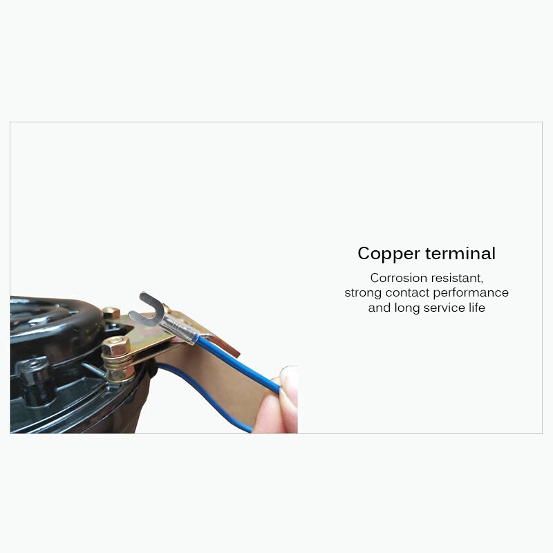 Bocina eléctrica tipo Caracol para motocicleta, camión, barco, ciclomotor, ATV, 300DB, 12V y 24V