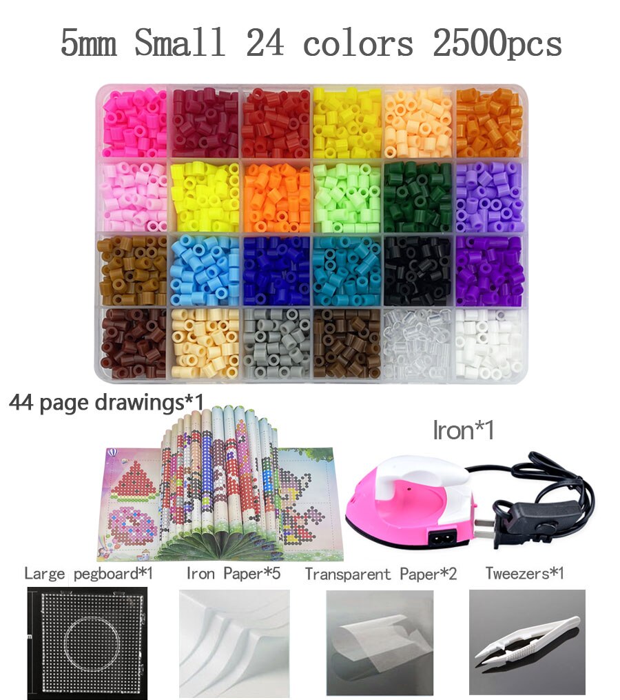 Pllieay 10mm Fuse Bead Kit, 8 Colors Melty Beads Georgia