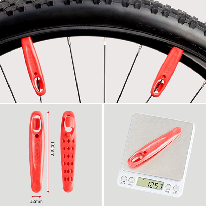 3 stk cykel dæk dækhåndtag ultralet hjul reparation værktøj mtb mountainbike landevej dæk ske cykel tilbehør