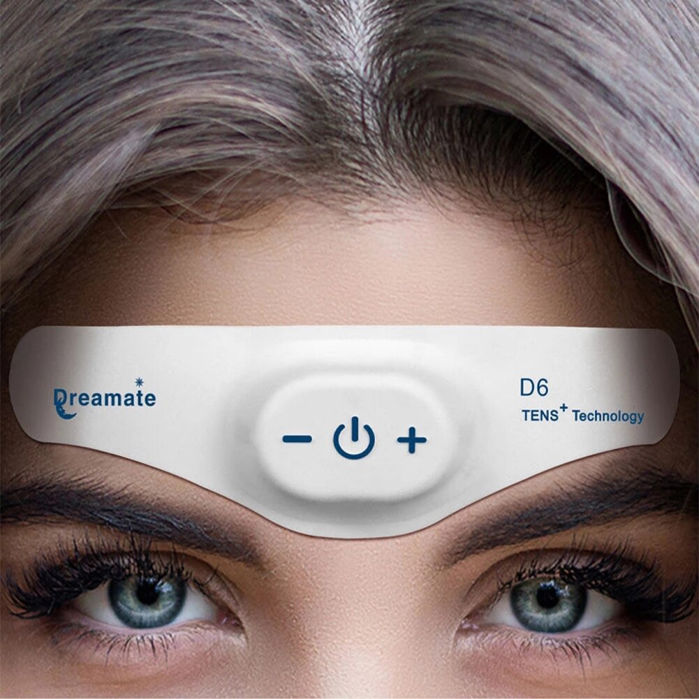 Masseur de tête électrique TENS sans fil, soulagement des maux de tête et de la Migraine, relaxation de la douleur, pétrissage, Machine d&#39;aide au sommeil