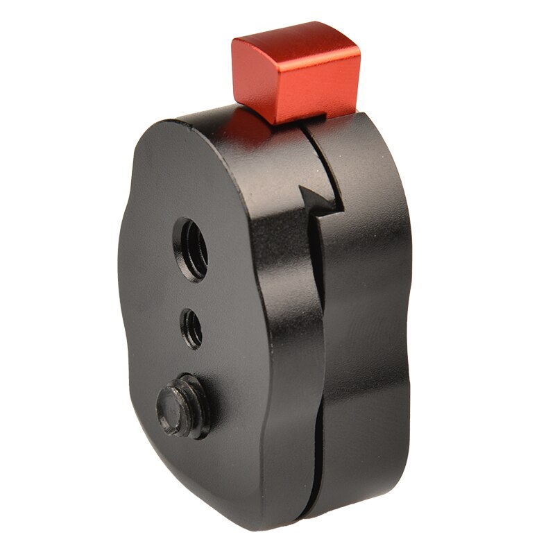 Aluminium Mini Veld Monitor Quick Release Plaat Met 1/4 &quot;Schroef Voor Lcd Monitor Magic Arm Led Licht Flash Camera camcorder Rig