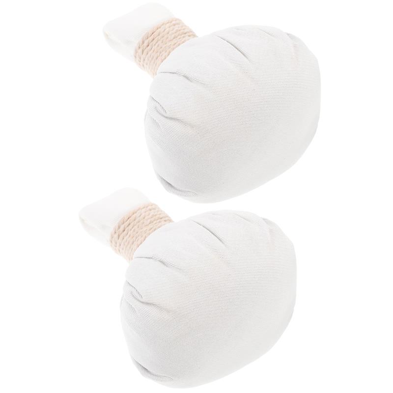 Bolsas de hierbas chinas para masaje de Spa, bolas de masaje a base de hierbas, bolsas de calentamiento, bolas de masaje tailandés, bolas de compresión de baño, 2 uds.