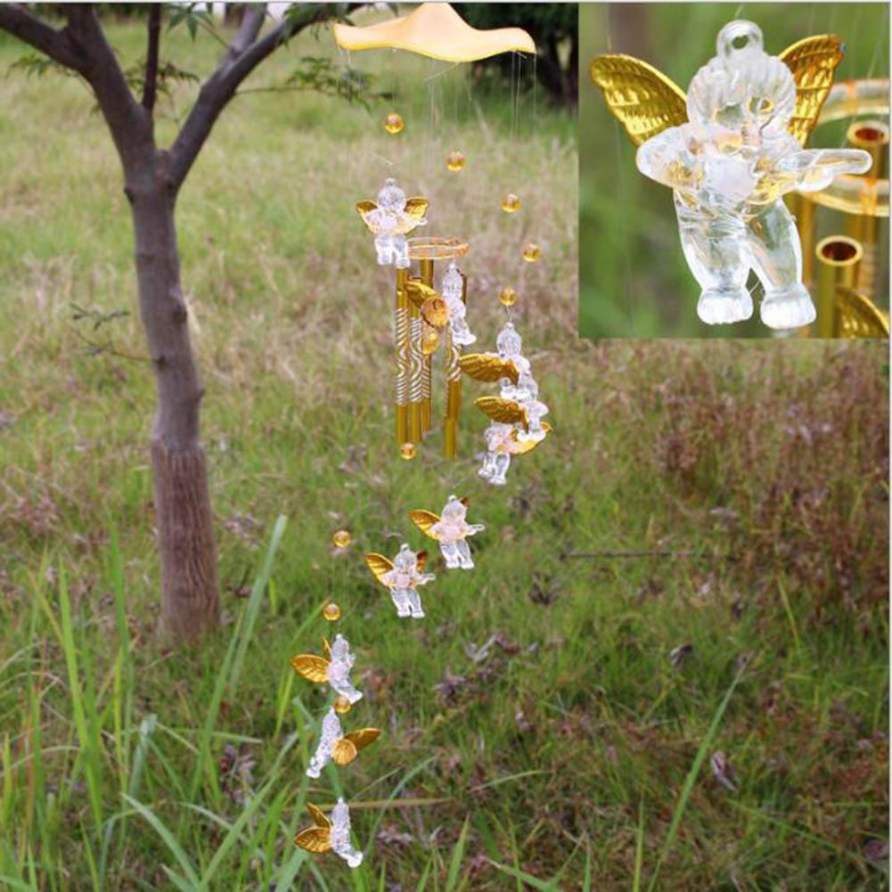67cm Wohnzimmer Windspiele Garten Ich bin Freien 4 Röhren Glocken Rostschutz Kupfer Antike Windchime Für Haus Hof Hängen dekoration: C