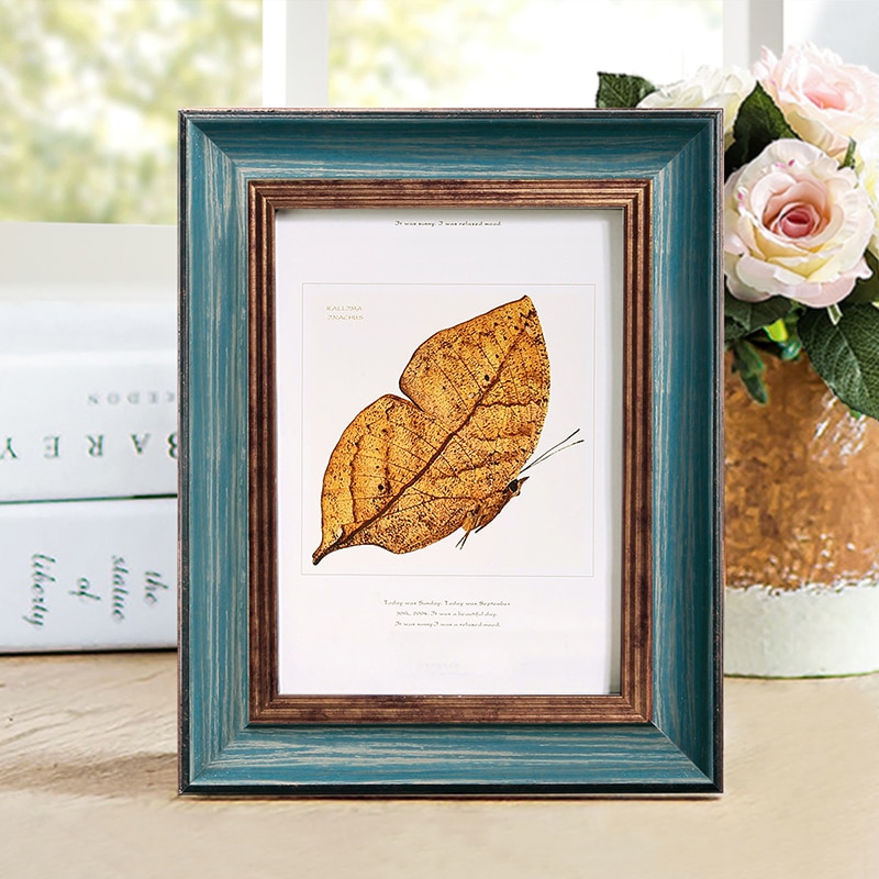 11 farben Amerikanischen Stil retro Foto Rahmen Für Hochzeit DIY Schreibtisch Kunst Dekor Bild Rahmen 5-10 Zoll klassische Foto Rahmen