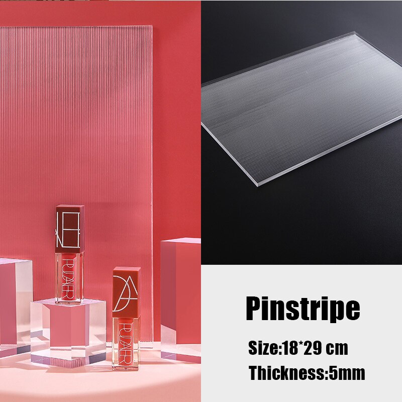 Water ripple shadow board background props acrylic photography thin transparent wave effect perfume cosmetics photography props: 06