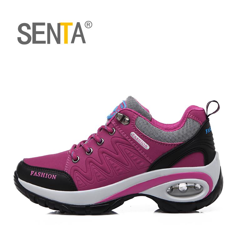 SENTA Brand Height Increasing Shoes Women Running Shoes Outdoor Sport Shoes For Women Sneakers Jogging Shoes