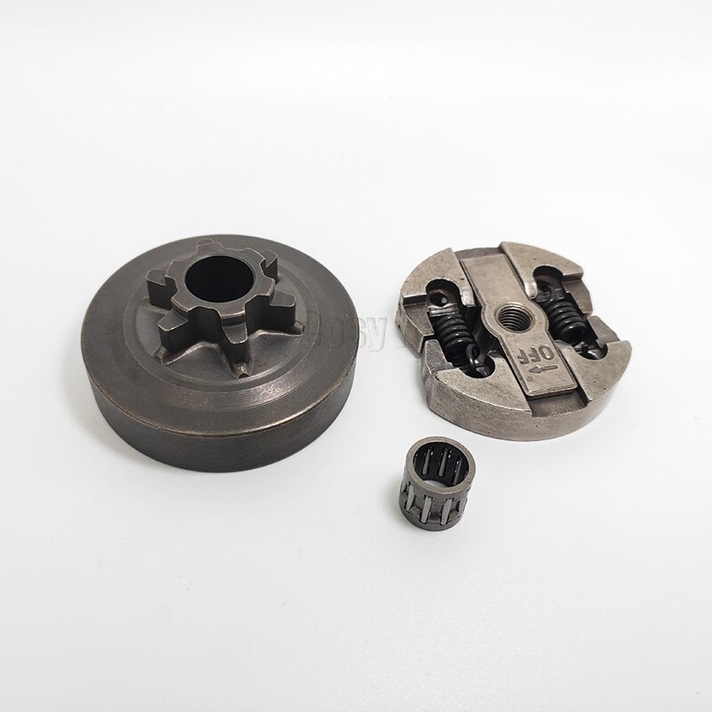 Clutch & Clutch Sprocket Drum With Needle Bearing Set Fit for Chinese Chainsaw 2500 25CC Spare Parts