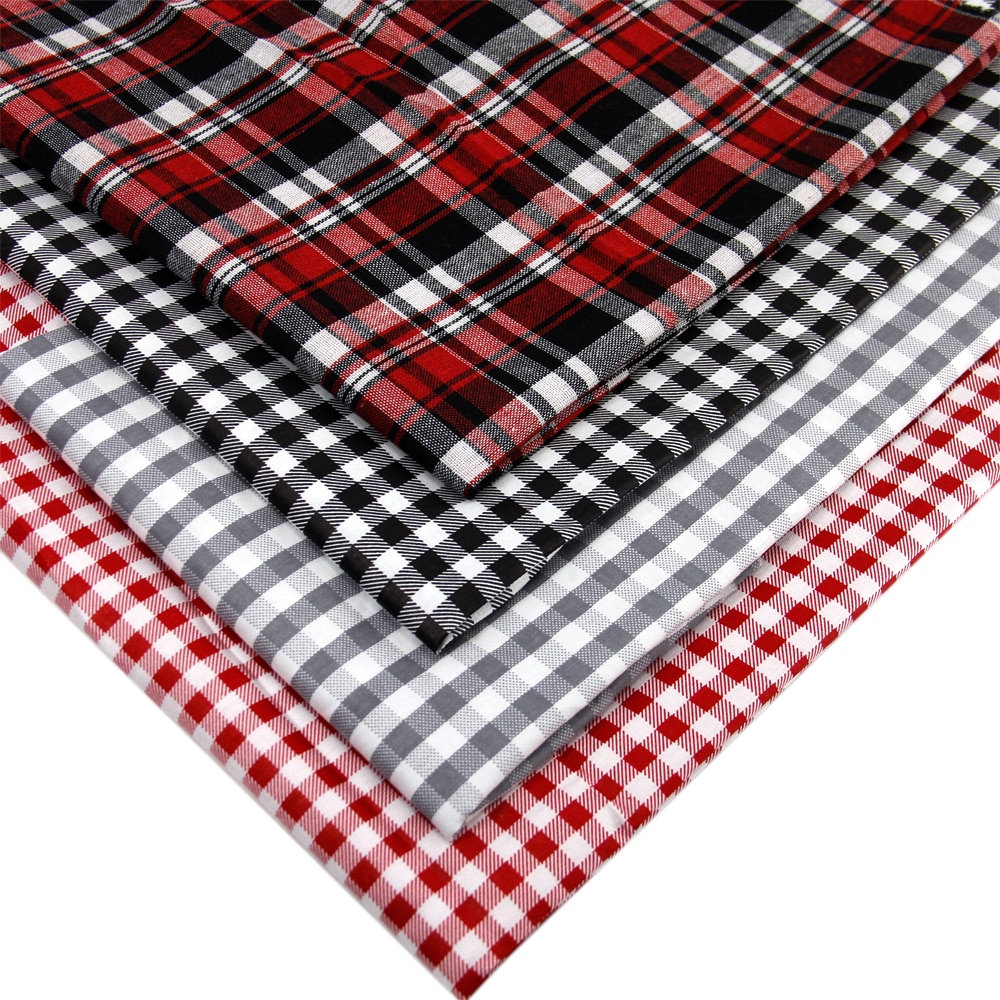 David accessories 50*147cm plaid 100% cotton fabri... – Grandado