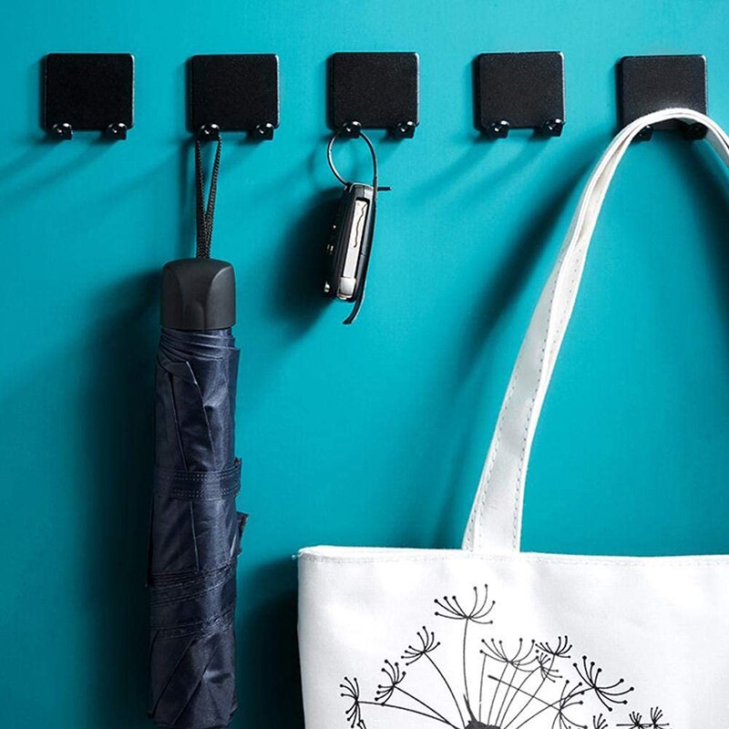 5Pcs/Set Wall-mounted Aluminum Razor Holder Home Storage Hook Men Shaving Shaver Shelf Bathroom Accessories