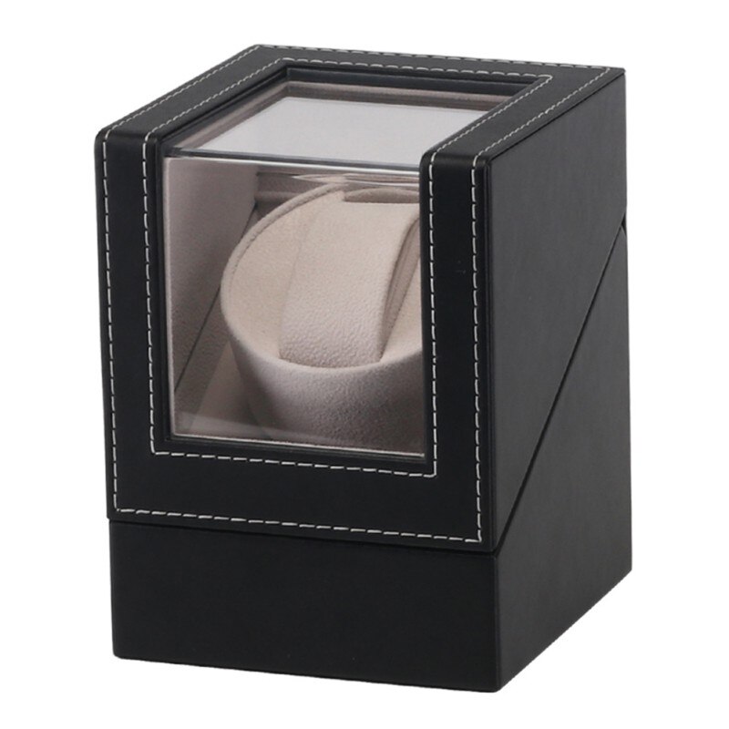 Horloge Doos Pu Leer Verstelbare Kussen Anti-Statische Self-Winding Automatische Mechanische Holder Opslag Container Case