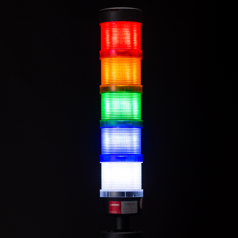 Stack Lamp Industrial Emergency Light LED Warning Light Industrial Light Tower DC12V/24V AC110V/220V/380V without Buzzer
