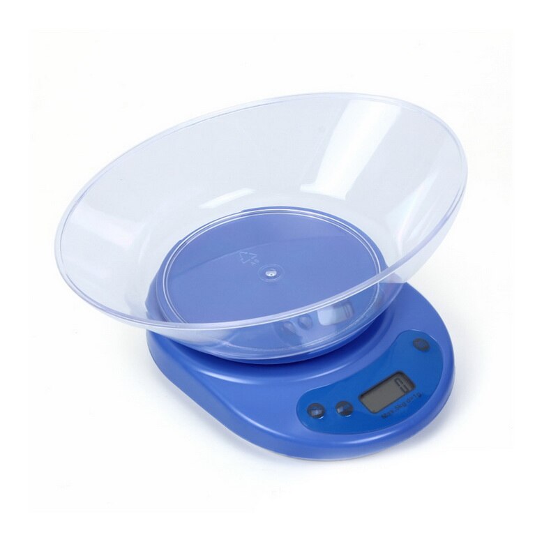 Electronic Scale Digital Kitchen Scale Food Scale With Bowl For Cooking And Baking 5KG Food Weight Measuring Tool: 5kg