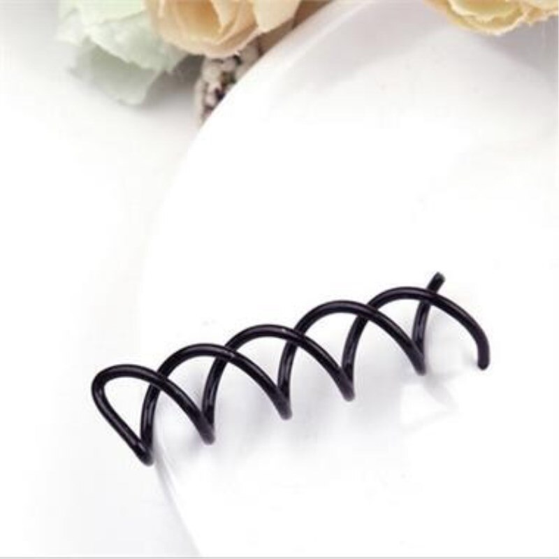 10Pcs Spiraal Spin Schroef Bobby Pin Haar Clip Twist Braiders Barrette Black Haarspelden Haar Braider Styling