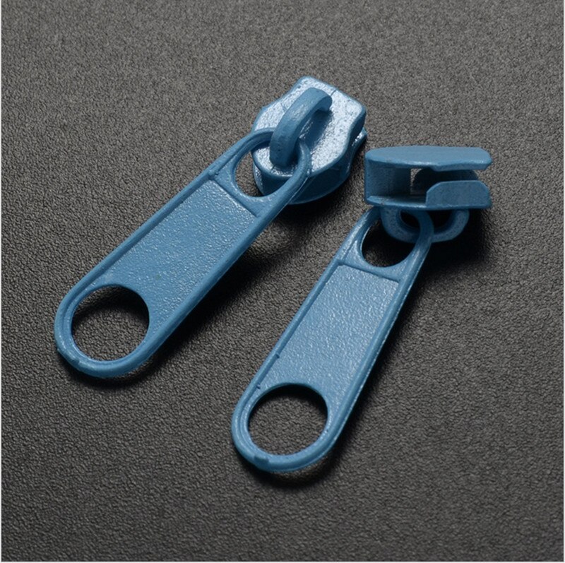 Alipress-deslizadores de cremallera de Metal, cabeza de cremallera para coser, herramientas de sastre, 24 colores, , 100 unids/lote, 3 #