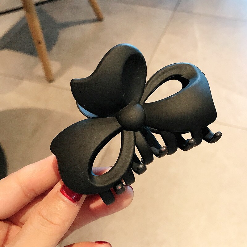 Klauw Clip Voor Vrouwen Stoere Zwarte Plastic Haar Klauw Grote Size Haar Klemmen Voor Haaraccessoires Voor Haar Thuis: Black5