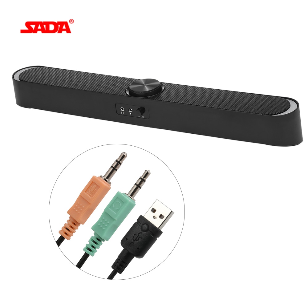 SADA USB Computer Luidsprekers met LED Verlichting... – Vicedeal