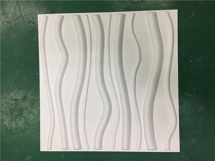 Rask installasjon fuktsikker og flammehemmende 3d veggpanel