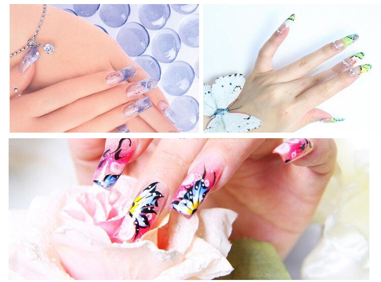 60 Stks/pak Professionele 4 Nail Form Tips Nail Art Guide Vorm Acryl Tip Gel Extension Sticker Nagellak Krul vorm