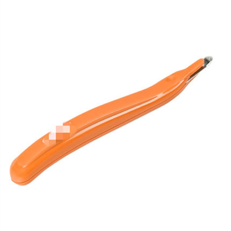 Bærbar hæftefjerner fjernet med let træk pen-type magnetisk hoved reduceret indsats for kontorskolehjem stationært værktøj: Orange